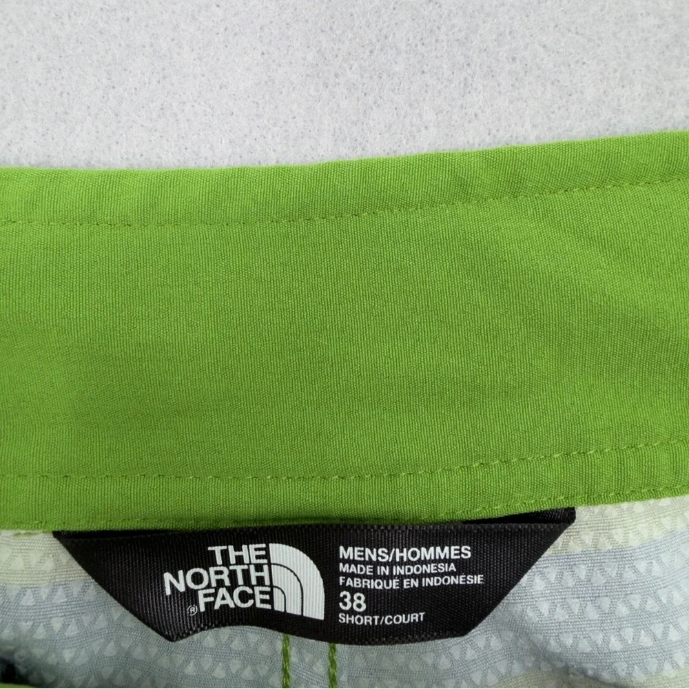 The North Face Green & Blue Striped Whitecap Board Shorts Sz 38